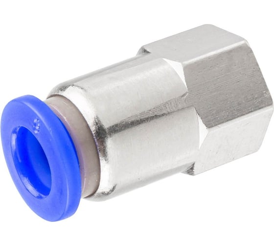 Фитинг для пластиковых трубок 6 мм с внутренней резьбой 1/8 Forsage F-SPCF06-01(59376)