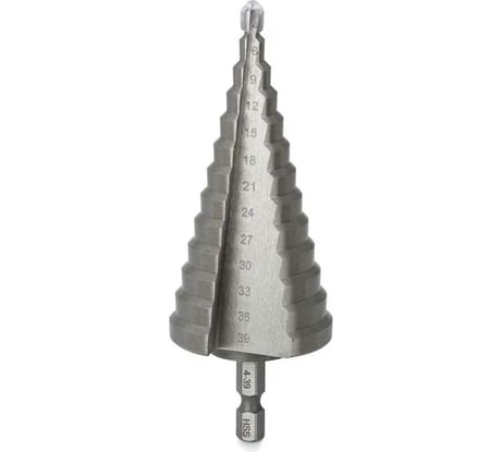 Сверло ступенчатое по металлу (4-39 мм; шестигранный хвостовик) VIRA RAGE 554007