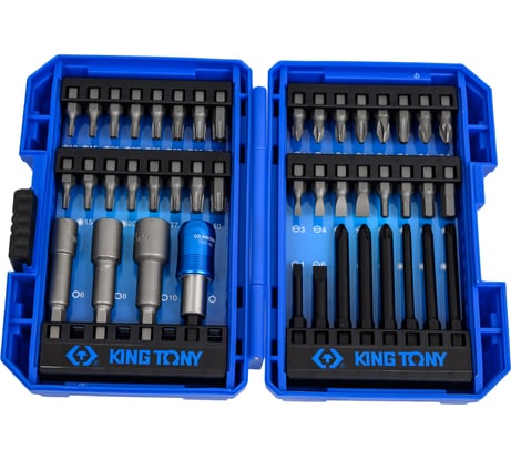 Набор 44 предмета для шуруповерта KING TONY 1044MR