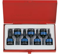 Набор ударных торцевых насадок (7 шт; 1/2", Т25-Т60; 60 мм) KING TONY 4417PP