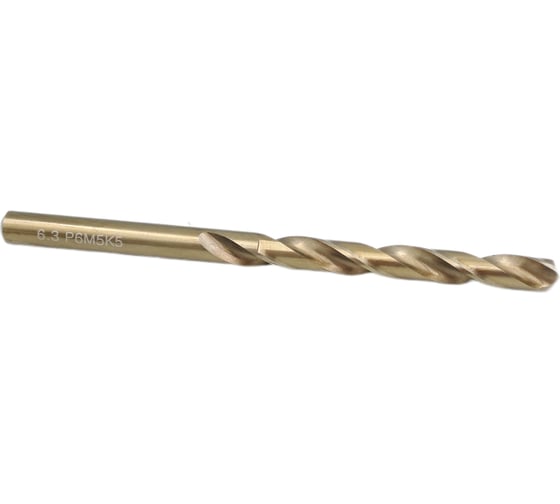 Сверло по металлу (6.3х63х101 мм; Р6М5К5; шлиф А1; цх) TORNERI 039532 1