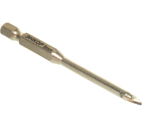 Сверло для стекла и керамики (5 мм; 1/4") Энкор 9609