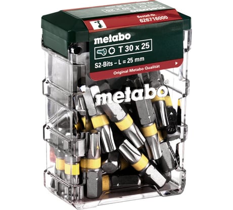 Биты Torx (25 шт; T30; 25 мм) Metabo 626716000