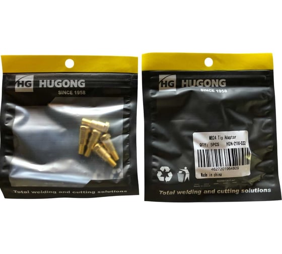 Держатель контактного наконечника для сварочной горелки MIG/MAG HG24, 5 шт Hugong 032177