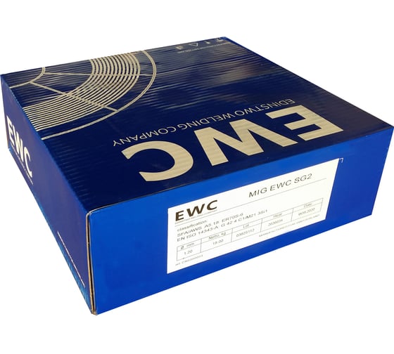 Проволока сварочная омеднённая MIG SG2 (1.2 мм; 18 кг) EWC CN0300003