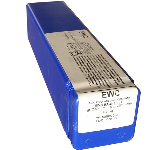 Электроды EWC SA-316L-17 (2.5х300 мм; 4 кг) SI0600004 1