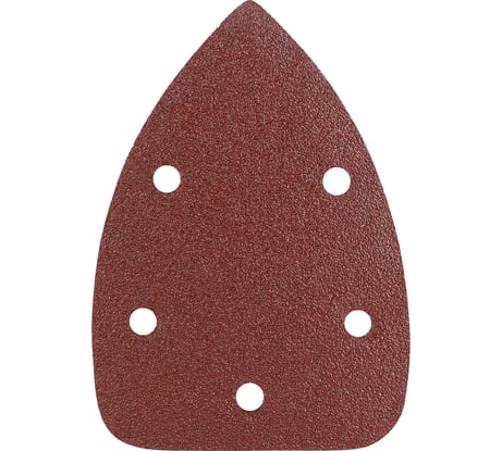 Треугольник шлифовальный на липучке (5 шт; 140х140х80 мм; Р80) PATRIOT 820010202