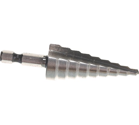 Сверло ступенчатое по металлу (4-20 мм; P6M5) Вихрь 73/10/6/17