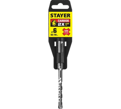 Бур STAYER Professional 6х110 мм, SDS-plus 2930-110-06_z02