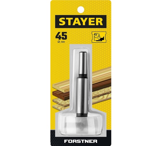 Сверло Форстнера по дереву STAYER Forstner 45х90 мм 29985-45_z01