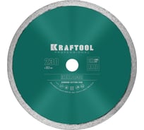 Диск алмазный отрезной сплошной по керамограниту KRAFTOOL Keramo 230х22 мм 36684-230