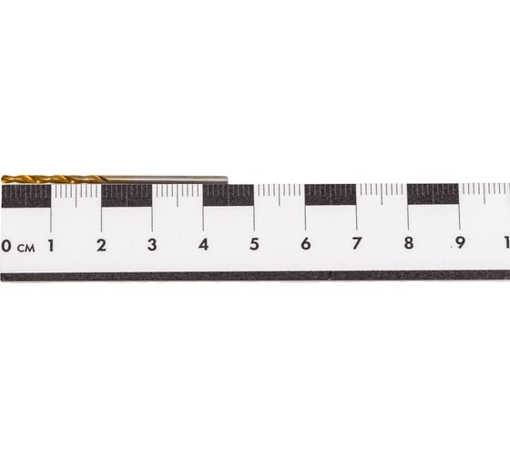 Сверло по металлу (1.8х22х46 мм; А1; Р9 TIN; ц/х) Туламаш 98292 1