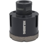 Коронка алмазная по керамике и керамограниту Super Hard (50 мм; M14) Hilberg HH650