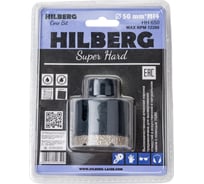 Коронка алмазная по керамике и керамограниту Super Hard (50 мм; M14) Hilberg HH650