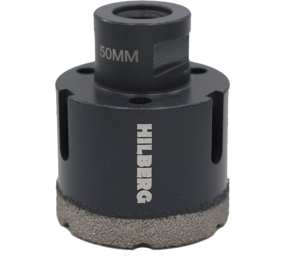 Коронка алмазная по керамике и керамограниту Super Hard (50 мм; M14) Hilberg HH650 1