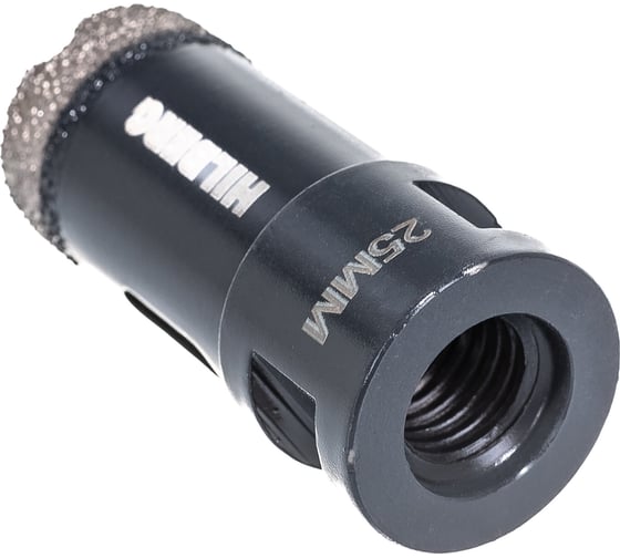Коронка алмазная по керамике и керамограниту Super Hard (25 мм; M14) Hilberg HH625