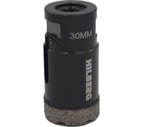 Коронка алмазная по керамике и керамограниту Super Hard (30 мм; M14) Hilberg HH630