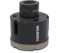 Коронка алмазная по керамике и керамограниту Super Hard (55 мм; M14) Hilberg HH655