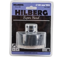 Коронка алмазная по керамике и керамограниту Super Hard (80 мм; M14) Hilberg HH680