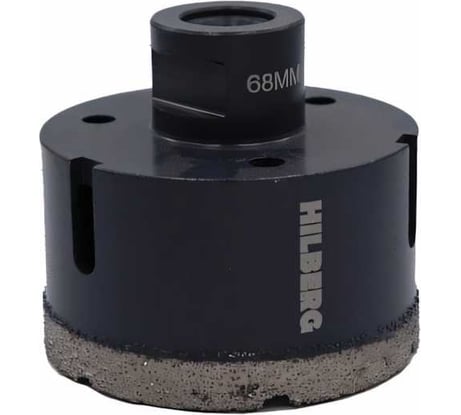 Коронка алмазная по керамике и керамограниту Super Hard (68 мм; M14) Hilberg HH668