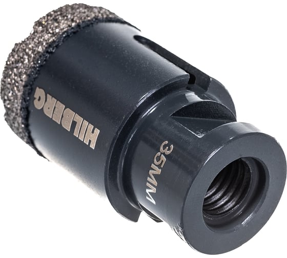 Коронка алмазная по керамике и керамограниту Super Hard (35 мм; M14) Hilberg HH635