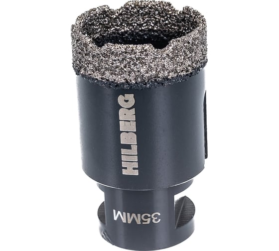 Коронка алмазная по керамике и керамограниту Super Hard (35 мм; M14) Hilberg HH635