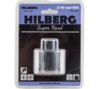 Коронка алмазная по керамике и керамограниту Super Hard (40 мм; M14) Hilberg HH640 16475818