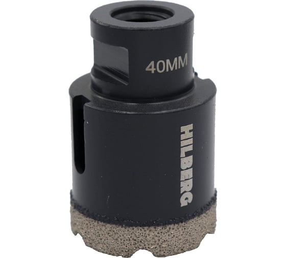 Коронка алмазная по керамике и керамограниту Super Hard (40 мм; M14) Hilberg HH640 1