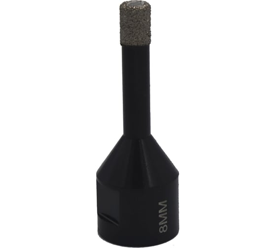 Коронка алмазная с воском по керамике и керамограниту Super Hard (8 мм; M14) Hilberg HH608 1