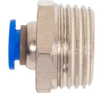 Фитинг Pegas металлический 6 мм, наружная резьба 1/2" Pegas pneumatic 5217