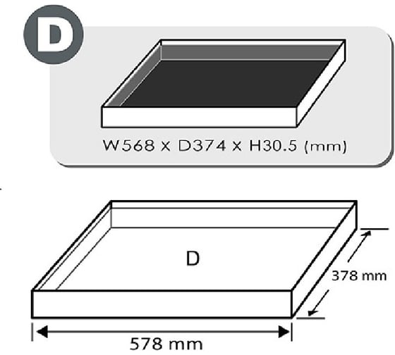 Набор ударных головок 3/4''DR, 17-46 мм, короткие и длинные, 34 предмета в мягком ложементе TOPTUL GED3426