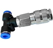 Разъем пневматический быстросъемный с фитингом MINI PUC6 6 мм ДАЛИ-авто DA-01344