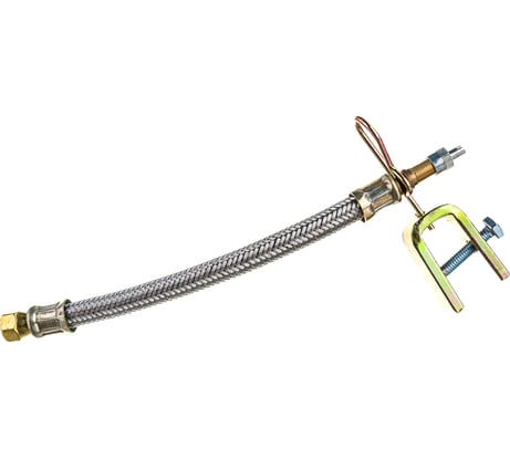 Шланг подкачки внутреннего колеса ДАЛИ-авто 15 см, металлическая оплетка DA-NP347