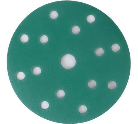 Абразивный круг GREEN Film 150 мм, P320, 15 отверстий, на липучке, 10 шт TILFLEX TL41-320/10