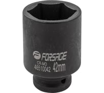 Головка ударная глубокая 6-гранная (42 мм; 3/4") Forsage F-46510042(17221)