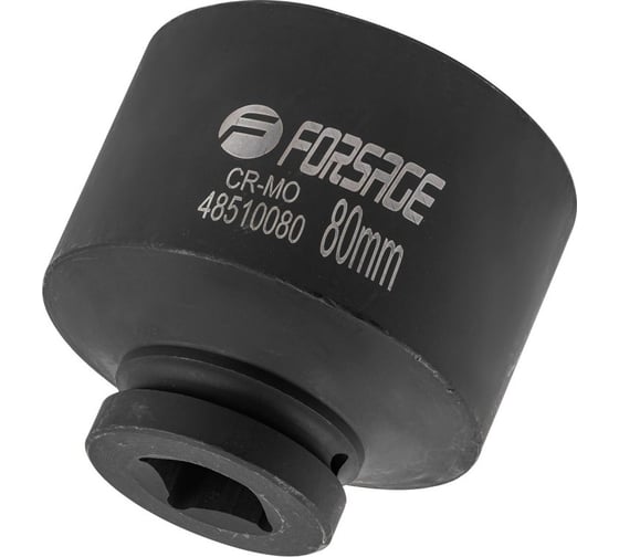 Головка ударная глубокая 6-гранная (80 мм; 1") Forsage F-48510080(17202)