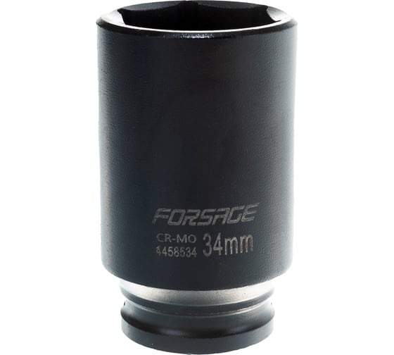 Головка ударная глубокая 6-гранная (34 мм; 1/2") Forsage F-4458534(27093)