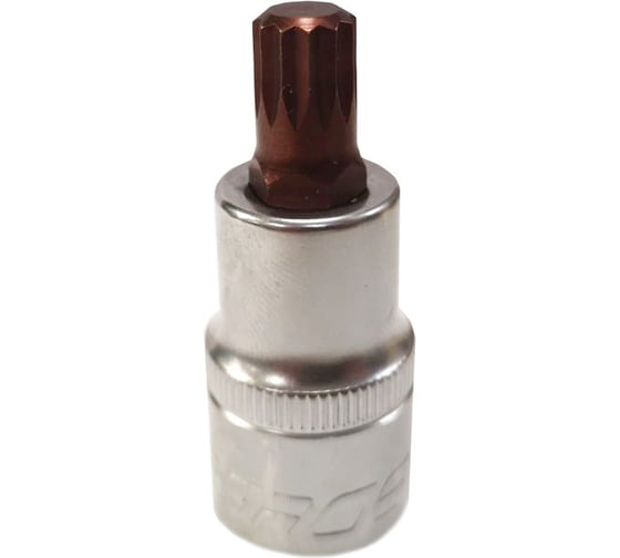 Головка-бита SPLINE 12-лучевая Premium (M8; 1/2") Forsage F-34805508 Premium(46813) 1