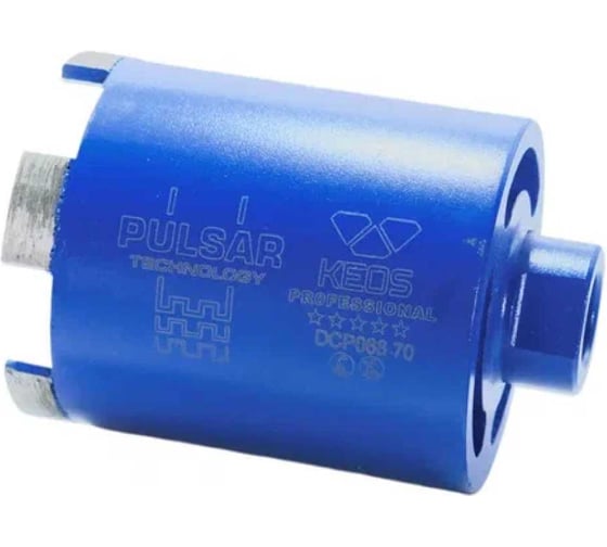 Коронка алмазная по бетону PULSAR микроудар (68/70 мм; М16) KEOS DCP068.70