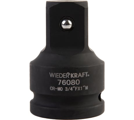 Переходник ударный (3/4"F - 1"M) WIEDERKRAFT WDK-76080