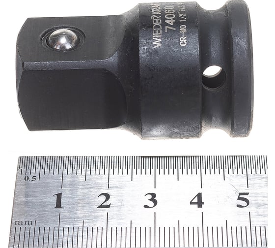 Переходник ударный (1/2"F - 3/4"M) WIEDERKRAFT WDK-74060