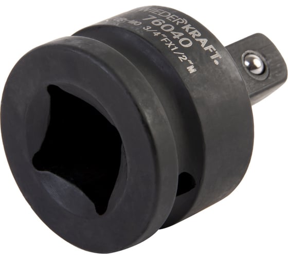 Переходник ударный (3/4"F - 1/2"M) WIEDERKRAFT WDK-76040
