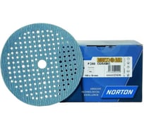 Диск самозацепляющийся Multi-Air Plus A975 (100 шт; 150 мм; P280; 181 отверстие) Norton 63642523436