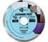 Диск алмазный отрезной TRIO-DIAMOND 125x22,23 Сплошной Керамик PROF супер тонкий 3701250 1