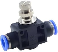 Фитинг для пластиковых трубок с металлическим регулятором 8x8 мм Rockforce RF-SPA08(2047)