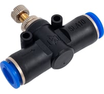 Фитинг для пластиковых трубок с металлическим регулятором 10x10 мм Rockforce RF-SPA10(2048)