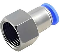 Фитинг для пластиковых трубок 4 мм с внутренней резьбой 1/4" Rockforce RF-SPCF04-02(2118)