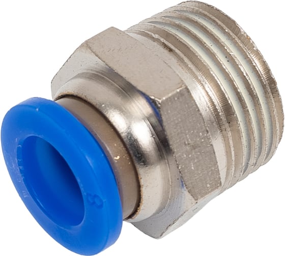 Фитинг для пластиковых трубок 8 мм с наружной резьбой 3/8" Rockforce RF-SPC08-03(2103) 1