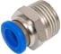 Фитинг для пластиковых трубок 8 мм с наружной резьбой 3/8" Rockforce RF-SPC08-03(2103) 1