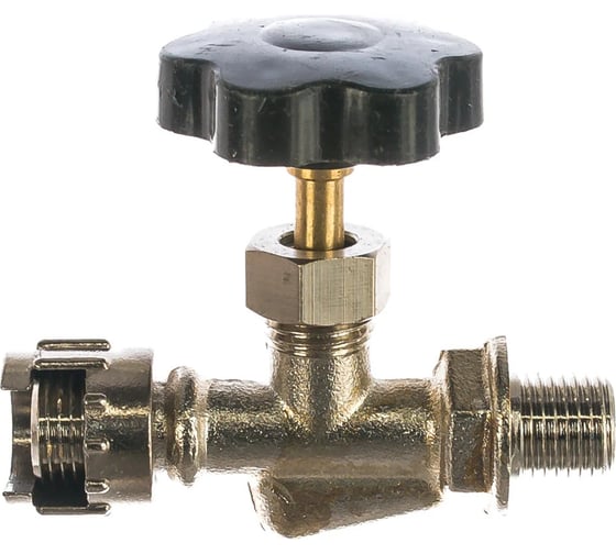 Краник Pegas SP023 резьба наружная с гайкой M1/4"хM1/4" Pegas pneumatic 4402 1